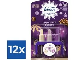 Ambi Pur Electric Navulling 3volution  Sugarplum Delight 20 ml - Voordeelverpakking 12 stuks
