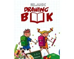 Blank Drawing Book: Blank Sketchbook For Kids Cartoon Drawing Books Blank Doodle Book & Sketch Journal: