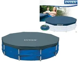 Intex 28031 Afdekzeil voor Frame Zwembad 366cm Blauw