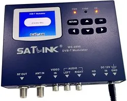DVB-T Modulator - COFDM Signaal - Video Signaal Transporteren - H.264 Codering - 15.5 x 11.4 x 3.3 cm