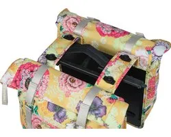 Dubbele fietstas Bloom Field MIK, honey yellow