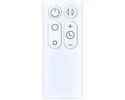 Afstandsbediening voor ventilator, compatibel met Dyson Fan AM06 AM07 AM08, artikelnummer 965824-01 965824-02 (wit)