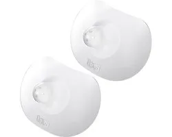 Protège-tétons Difrax - Medium/ Groot - Protège les mamelons irrités, silicone souple ultra fin de haute qualité
