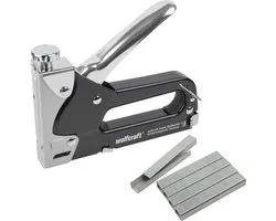wolfcraft - Handtackerset - Nietpistool inclusief 1000 nietjes - tacocraft 7 - 7089000