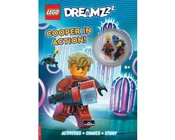 LEGO® Minifigure Activity- LEGO® DREAMZzz™: Cooper in Action Activity Book (with Cooper LEGO minifigure and grimspawn mini-build)