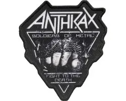 Anthrax - Soldier Of Metal FTD Patch - Zwart