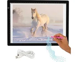 Tekenbord led-Crafts & Co - A4 - professionele lightpad