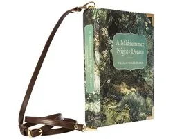 A Midsummer Nights Dream Green Book Crossbody tas groot