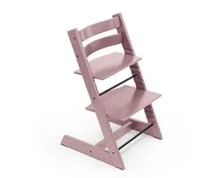 Chaise Tripp Trapp de Stokke, Heather Mauve - chaise réglable et convertible pour tout-petits, enfants et adultes - pratique, confortable et ergonomique - design classique