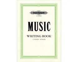 Peters Music Writing Book