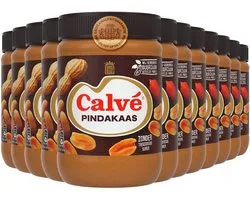 Calvin | Beurre de cacahuète | Régulier | 12 x 650 grammes