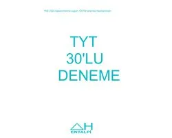 1 1 - 30'lu TYT KİMYA DENEMESİ- ENTALPİ YAYINLARI