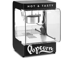 Popcornmachine - retro design - 4 kg/u - 1.5 l - zwart - Royal Catering
