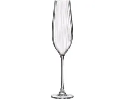Crystalite Bohemia Columba Optic flute 260
