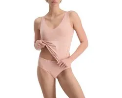 Noshirt Tank Top - SoftTouch Tencel - Dames Top - Deep V - Invisible Rose - Maat S