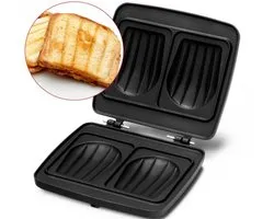 FriFri Plaques de cuisson Gaufres - Croque-Monsieur