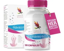 Carnium Botanicals Her Biotic voor Vrouwen - Met D-Mannose & Cranberry - 30 Capsules - 30 Dagen