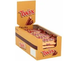 Barre de chocolat Twix - 25 x 50 grammes