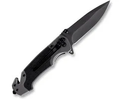 Survival pocket knife 22.5cm one-hand open