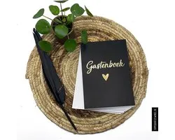 Gastenboek invulkaarten 25 stuks - Bruiloft - Huwelijk - Receptieboek - Invulboek zwart