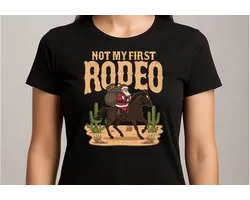 Not My First Rodeo - T Shirt - MerryChristmas - ChristmasVibes - Funny - Sarcasm - VrolijkKerstfeest - Kerstmis - Grappig - Sarcasme