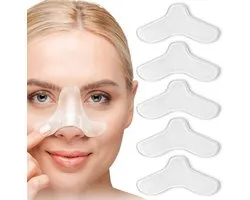 Coussinets nasaux pour masques CPAP, 5 coussinets par emballage. Les coussinets nasaux en silicone ajustables réduisent l'irritation et améliorent le confort de port au niveau du nez.
