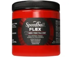 Flex fabric ink chili pepper screen printing -Speedball