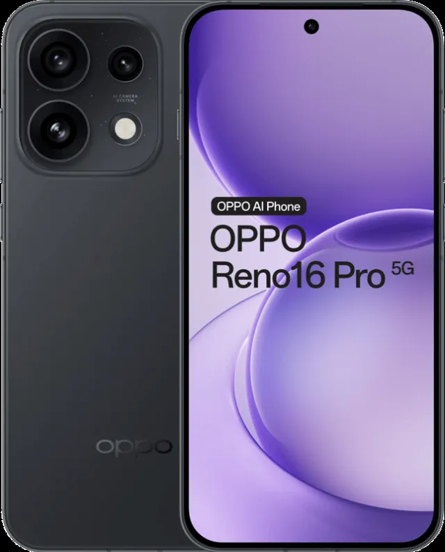 OPPO Reno16 Pro 512 Go Noir 5G