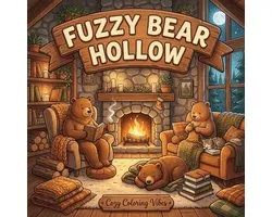 Cozy & Cute Coloring Book Collection- Fuzzy Bear Hollow