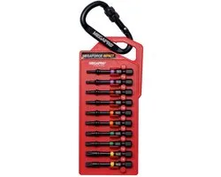 MEGAPRO MegaForce Impact Bits Torx Set – S2 Staal – Magnetische Bitopname – Zwarte Oxide Coating