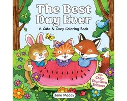 Cute & Cozy Coloring Book-The Best Day Ever