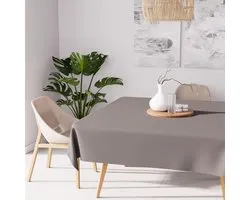 Nappe Alix Ocre Soleil, Polyester, Marron, 140 x 140 cm