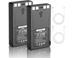 2 Pack LIT-22 Battery 7000mAh Rechargeable Lithium Battery for SPYPOINT Trail Camera - Compatible with Flex-M, Flex G-36, Flex-Plus, Flex-S Mobile Tra