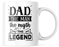 Vaderdag Mok, Cadeau Papa Man Legend, Beste Koffie Beker