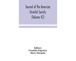 Journal Of The American Oriental Society (Volume 42)