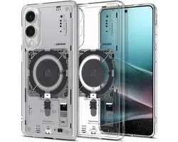 Spigen Ultra Hybrid MagFit - Coque compatible avec Samsung Galaxy S25 Edge - Compatible MagSafe / Qi2 - Coque arrière Neo One