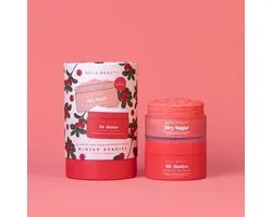 NCLA Beauty Winter Berries Ensemble de Soins Corporels – Bodyscrub + Bodybutter – Geur Winter Berries Luxe – Hydratant & Vegan – Peau Douce et Lisse – Cadeau Selfcare