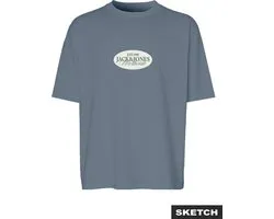 JACK&JONES - JORCATSKILLS FRONT TEE SS CN FST - Heren - T-shirts