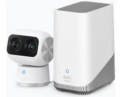 eufy Security Indoor Cam S350 4K double caméra avec AI + HomeBase 3 - Avantage groupé