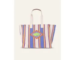 Oilily Stripes Shopper Tas 38 cm - Dames - ultramarine