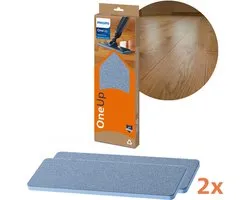 Philips OneUp - Vervangbare Dweildoek - Origineel - Voor Houten Vloeren - 2 Stuks - XV1884/20​