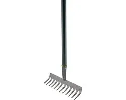 Carbon Steel Garden Rake - Draper - 1 stuks 88795 combisystem lawn rake
