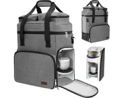 compatibel met Baby Brezza Formula Pro Advanced, reisorganizer, tas voor Formula Maker met schouderriem en opbergvakken voor flessen en babyaccessoires