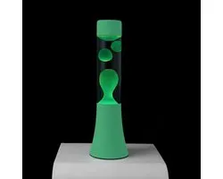 Fisura Design Lavalamp met Groene Lava - Muntgroen + Reservelamp