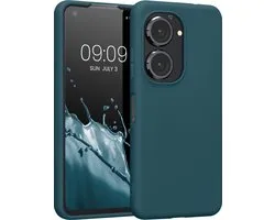 coque kwmobile pour Asus Zenfone 9 - Coque pour smartphone - Coque arrière en pétrole