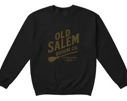 Witch Sweater – OLD SALEM BROOM CO. ESTABLISHED 1681 – Halloween Outfit – Unisex Sweater voor Dames & Heren – Leuk Cadeau