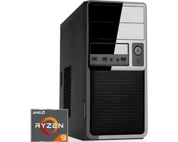 PC de bureau AMD avec Ryzen 9 7900 - 64 Go DDR5 - 2000 Go NVMe M.2 SSD - WiFi - Bluetooth - Windows 11 Pro (DT-373039)