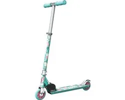 Razor A Special Edition - Step - Turquoise Roze Bloemen - Opvouwbaar - Kleine Wielen 98 mm - Voor Kinderen - Tot 65 kg - Vanaf 5 jaar