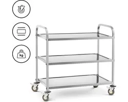 Serveerwagen - 3 planken - tot 500 kg - Royal Catering