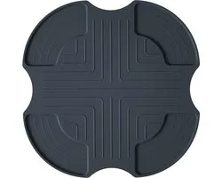 Geschikt voor Ninja Crispi airfryer: hittebestendige siliconenmat, hittebestendige pannenmat, driehoekige hittebestendige mat, een geweldige keukenhulp.